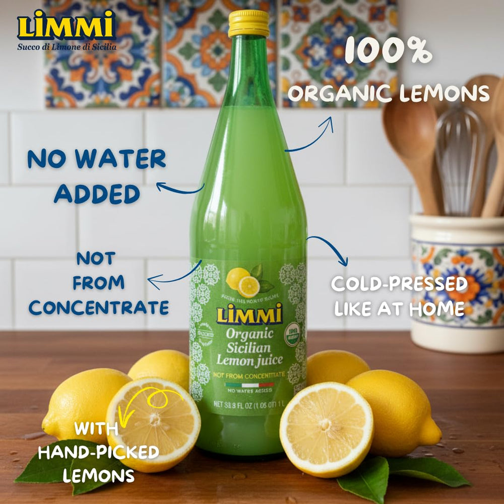 Limmi being poured over salad illustrating flavor boost and convenient use benefit
