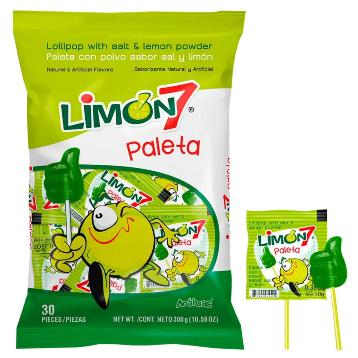 Limon 7 front packaging showing 30-count bag and branding, clear product view for shoppers