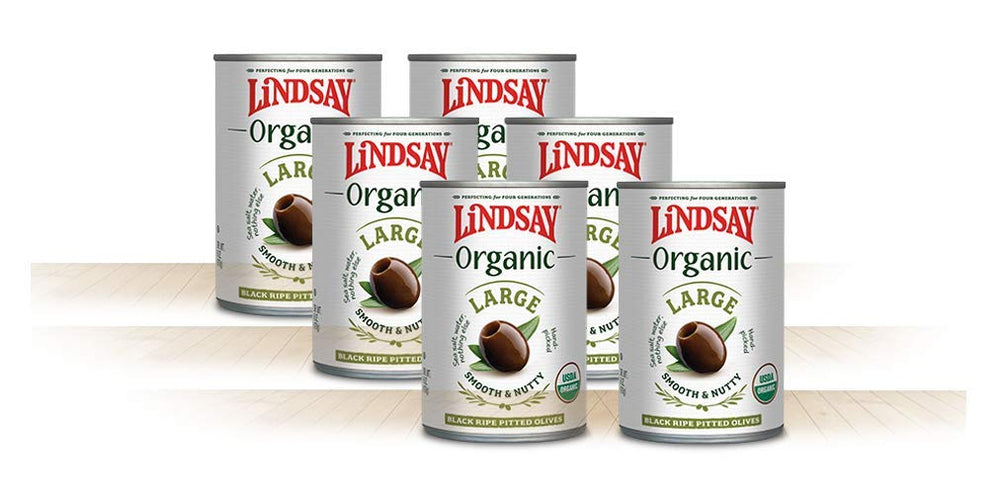 Lindsay front of can showing label and organic certification for easy selection