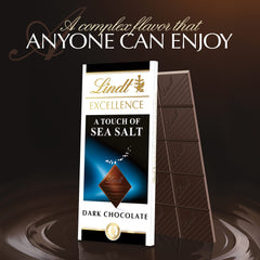 Lindt bar held in hand for scale, shows portable 3.5 oz serving