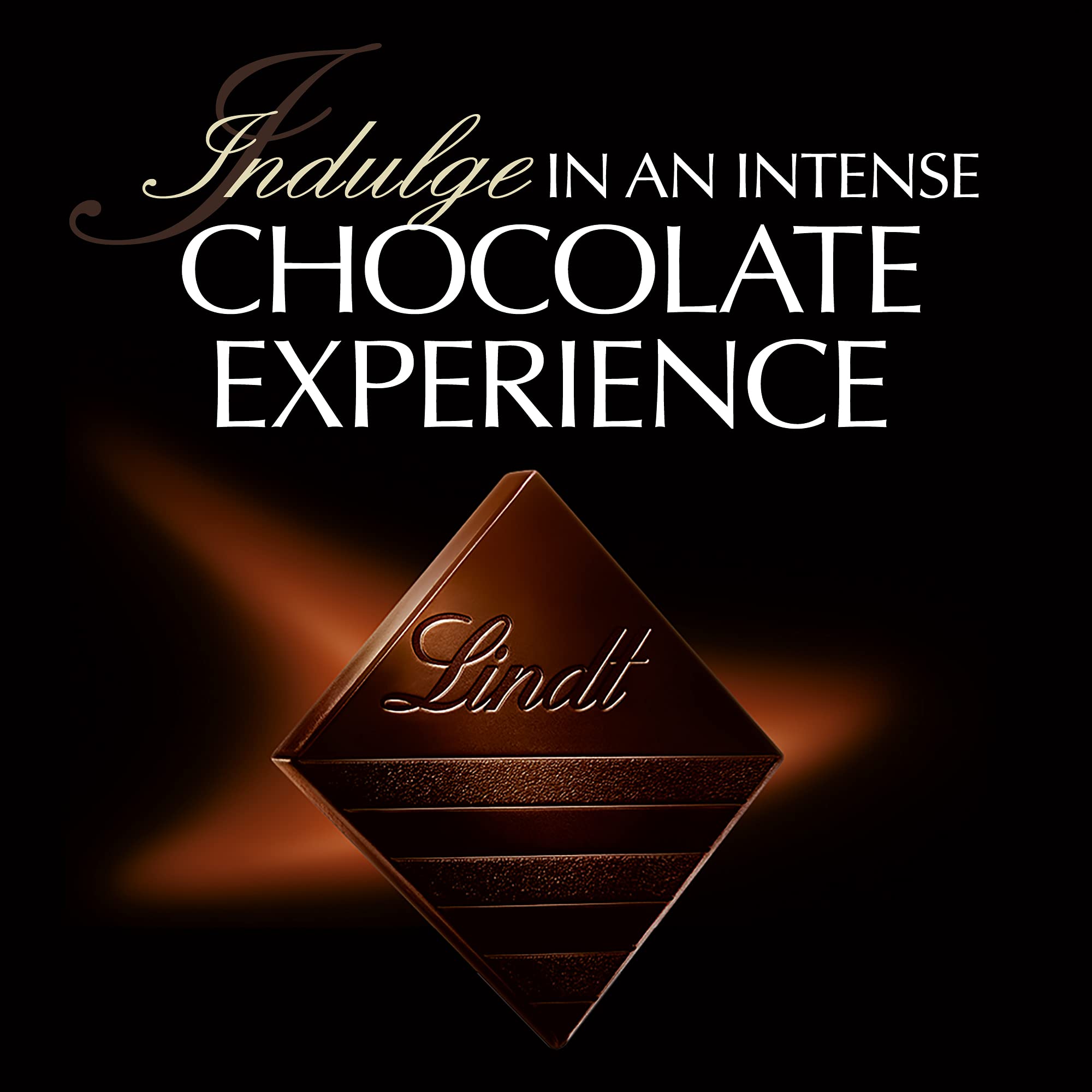 Lindt bar next to ruler demonstrating 3.5 oz size and convenient portion benefit