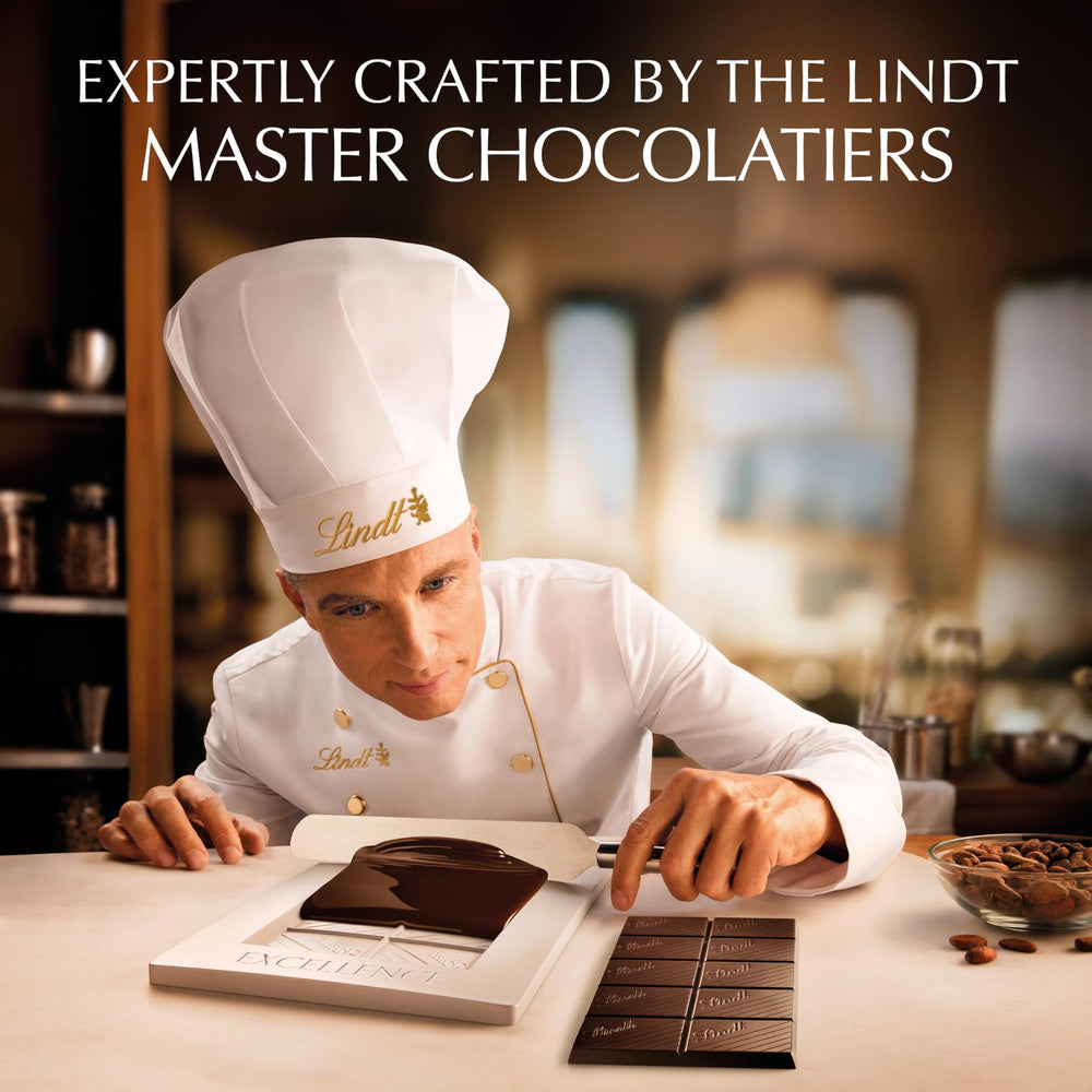 Lindt EXCELLENCE mint cookie boxed as elegant gift-ready display