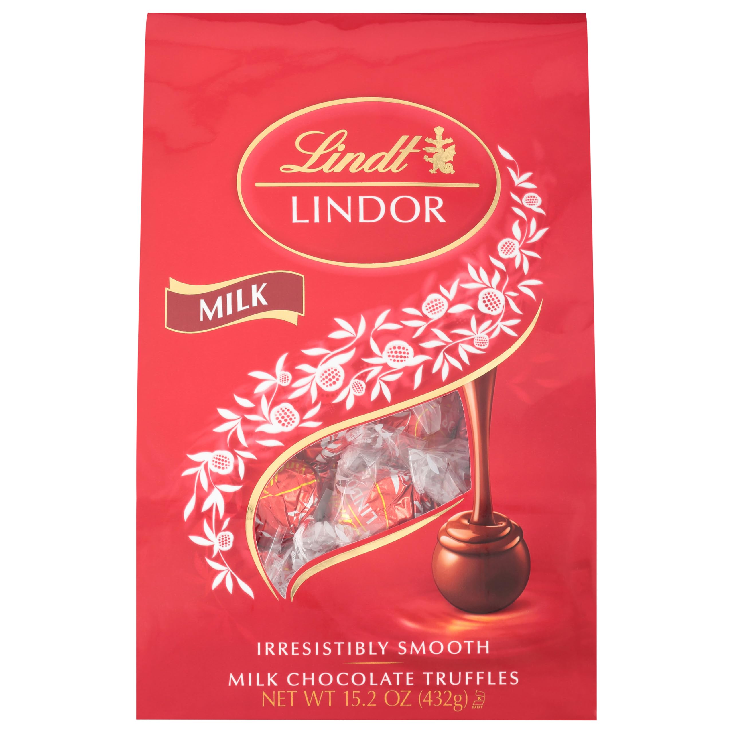 Lindt LINDOR truffles arranged in gift basket for thoughtful presentation