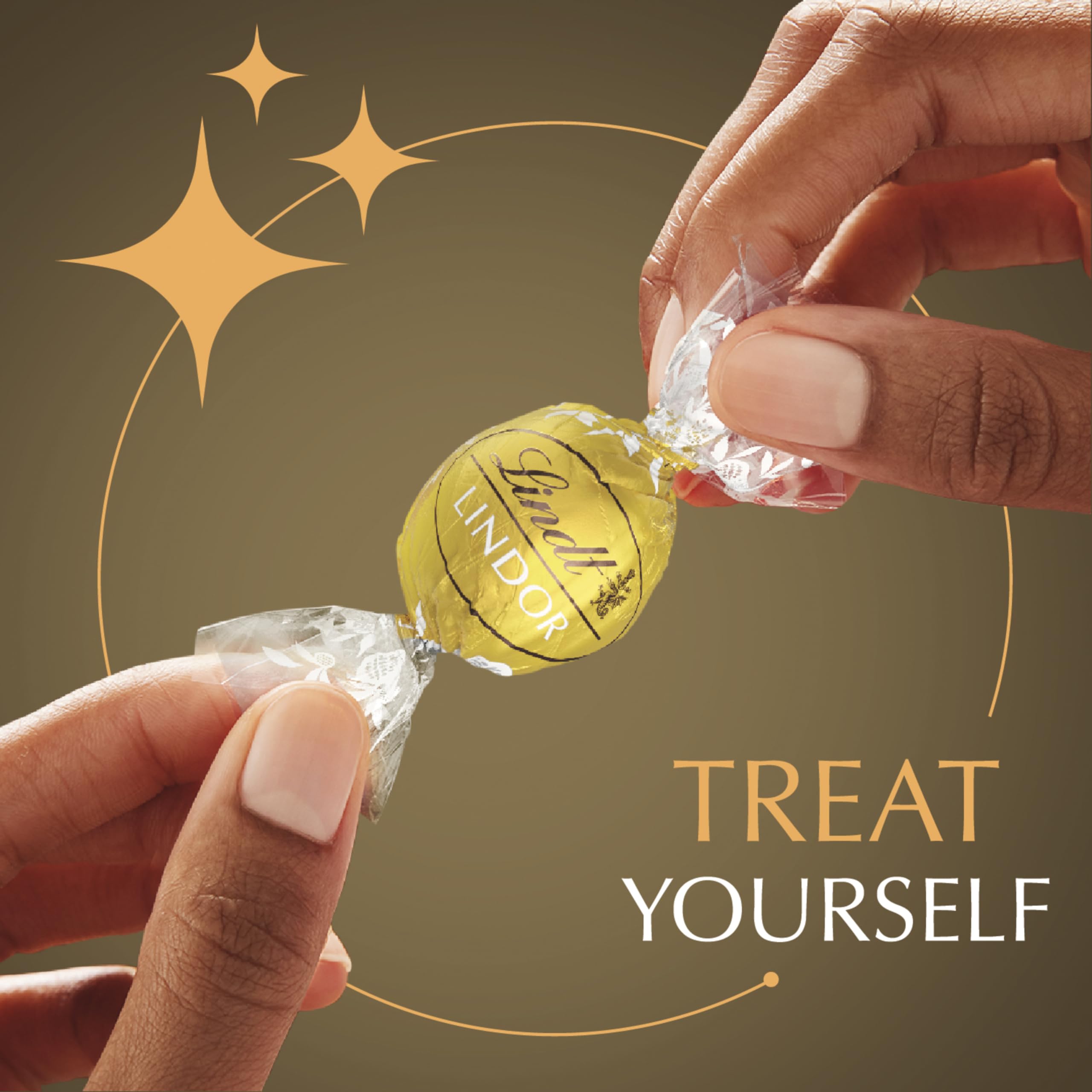Lindt LINDOR individually wrapped truffles highlighting convenience and freshness