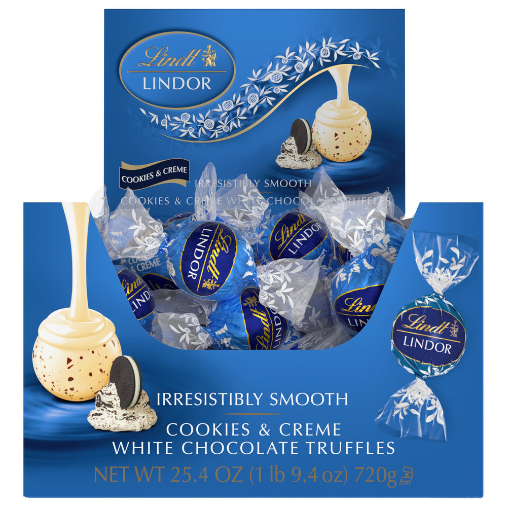 Close-up of Lindt label and nutrition facts aiding allergen and ingredient clarity