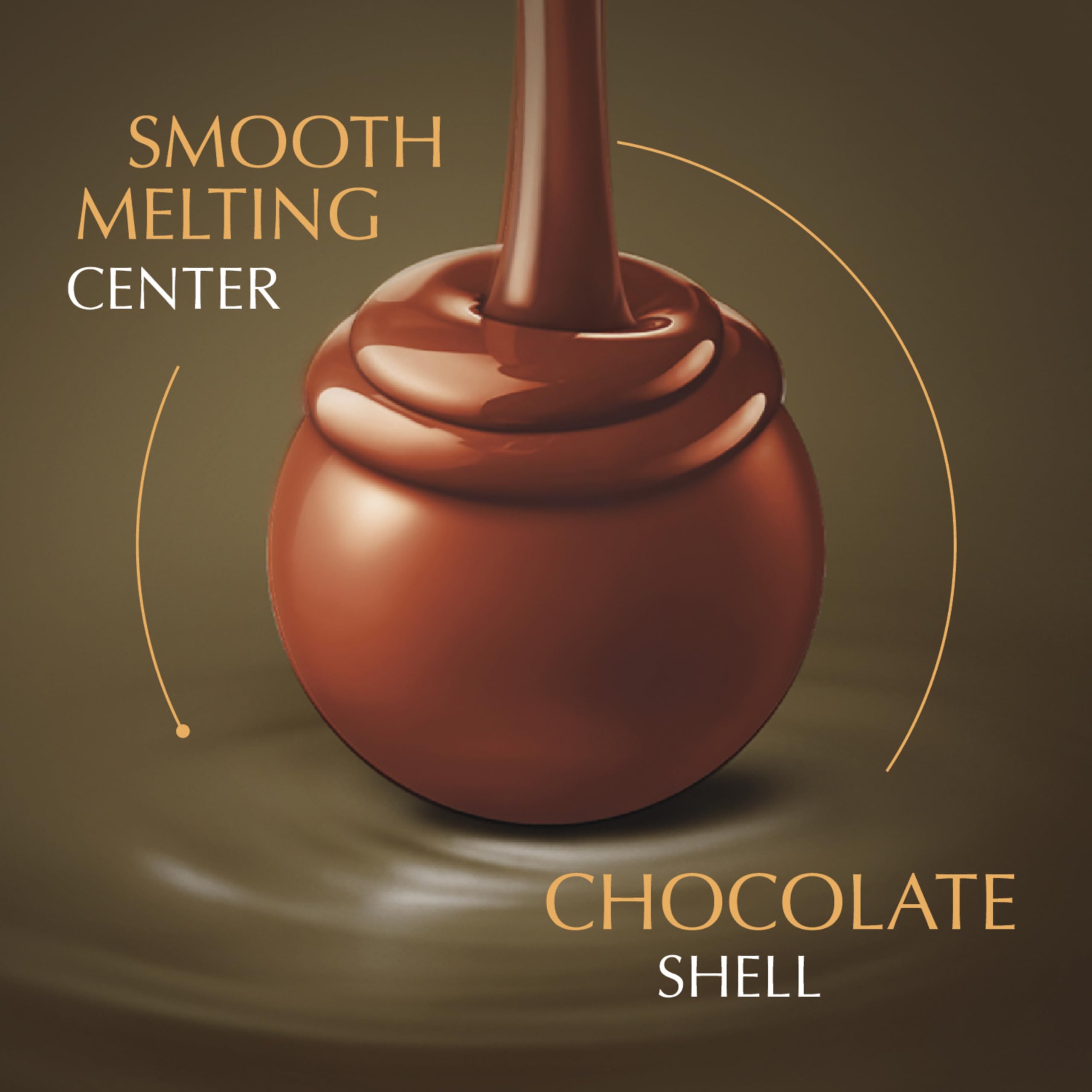 Lindt LINDOR open box with individually wrapped truffles benefit: easy sharing and storage