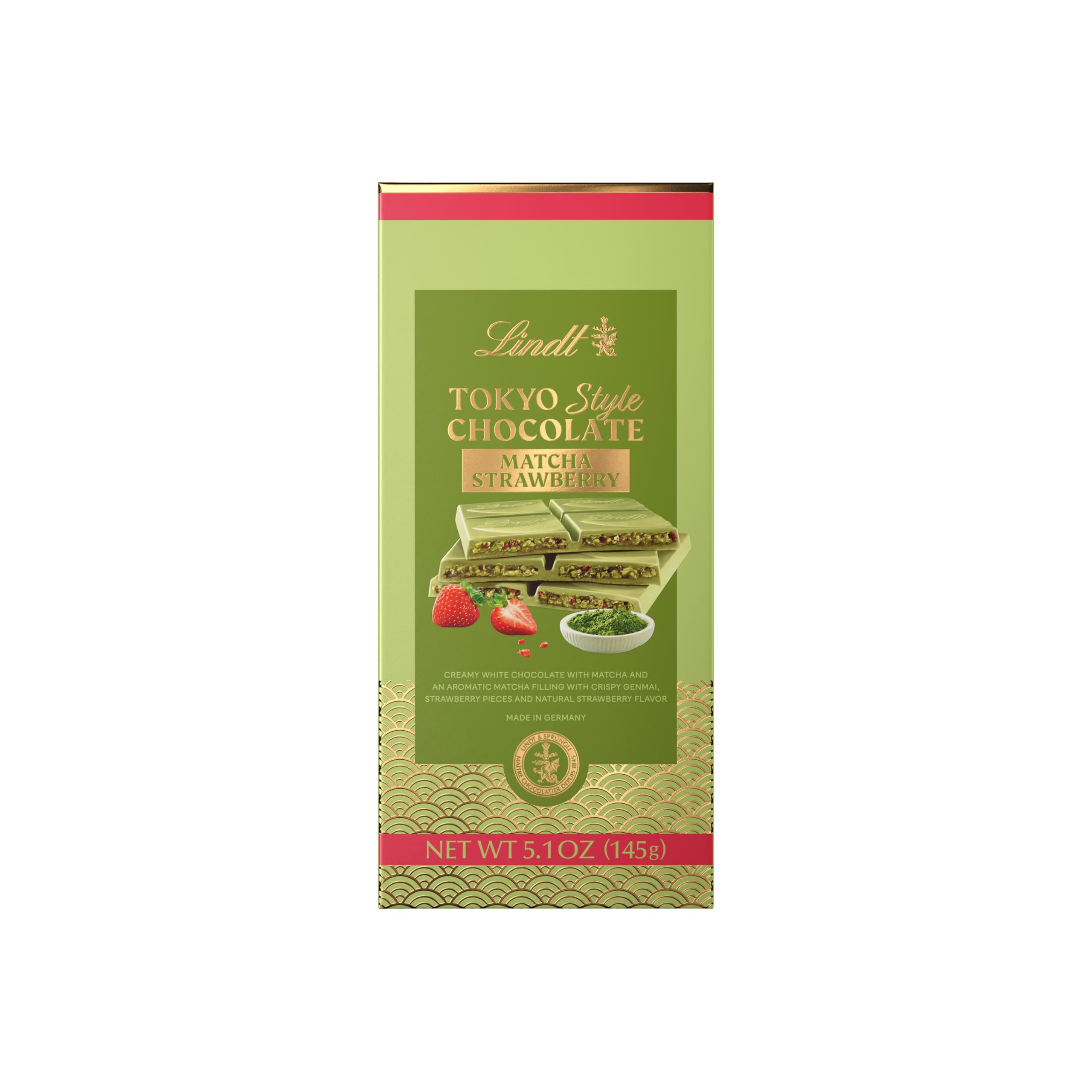 Lindt bar with gift ribbon suggesting premium gifting and special-occasion use