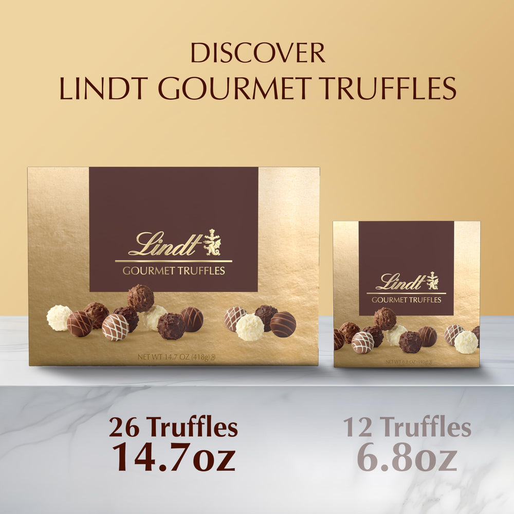 Lindt truffle in hand showing size and easy single-serving portion
