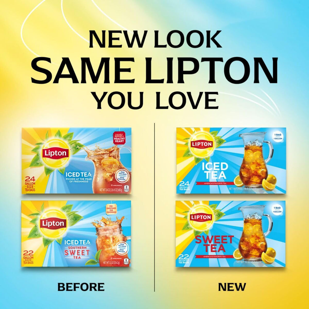 Lipton tea steeping in a glass pitcher demonstrating easy brewing and cooling for serving
