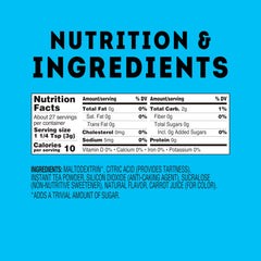 Pitcher of prepared Lipton iced tea in use showing refreshing lemon taste