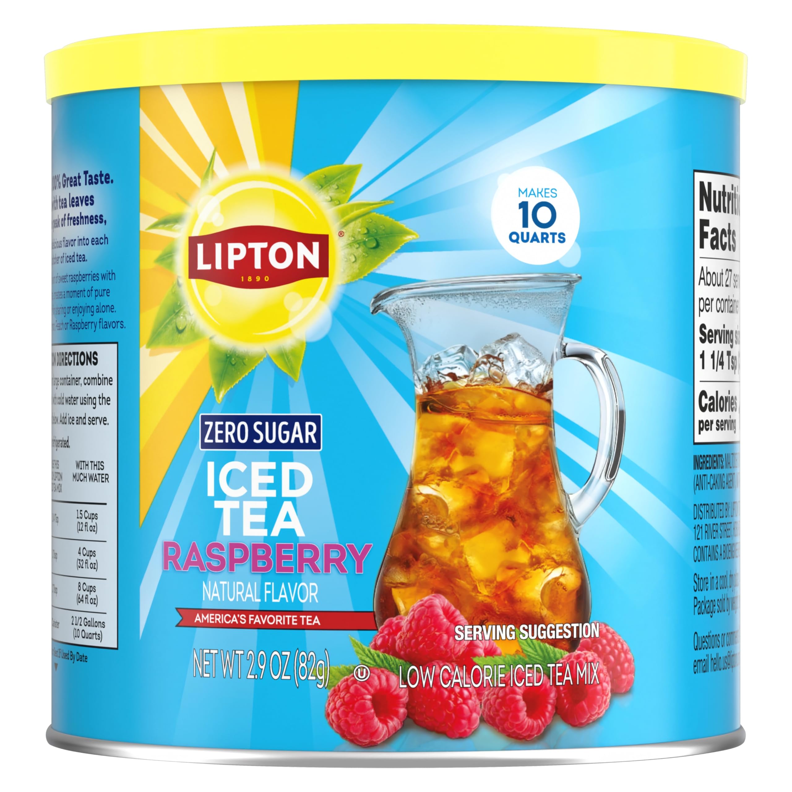 Lipton close-up of powder texture illustrating easy dissolving and smooth mix
