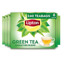 Lipton front packaging showing 240-count convenience and value