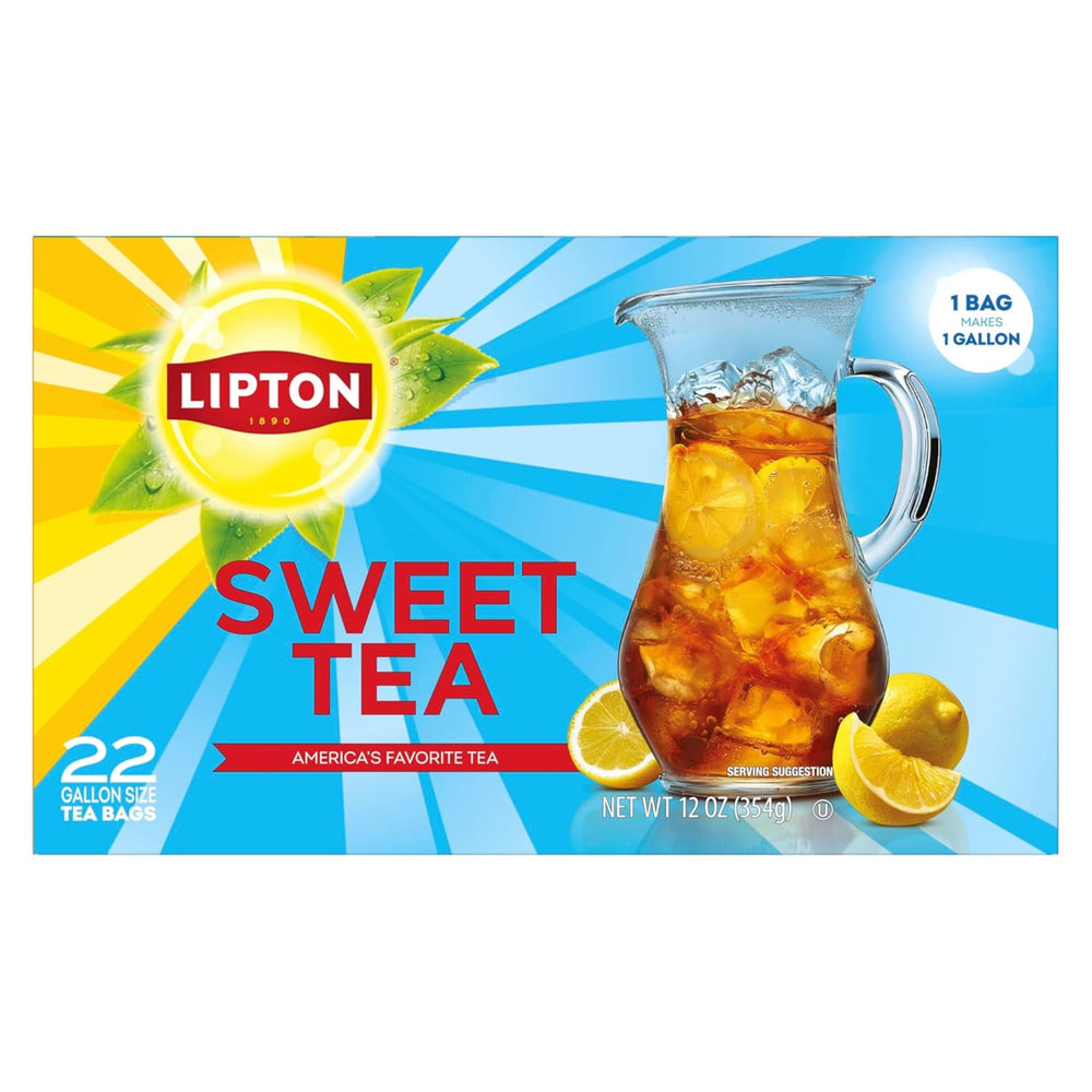 Lipton poured into a glass with ice in a sunny kitchen showcasing refreshing ready-to-serve benefit