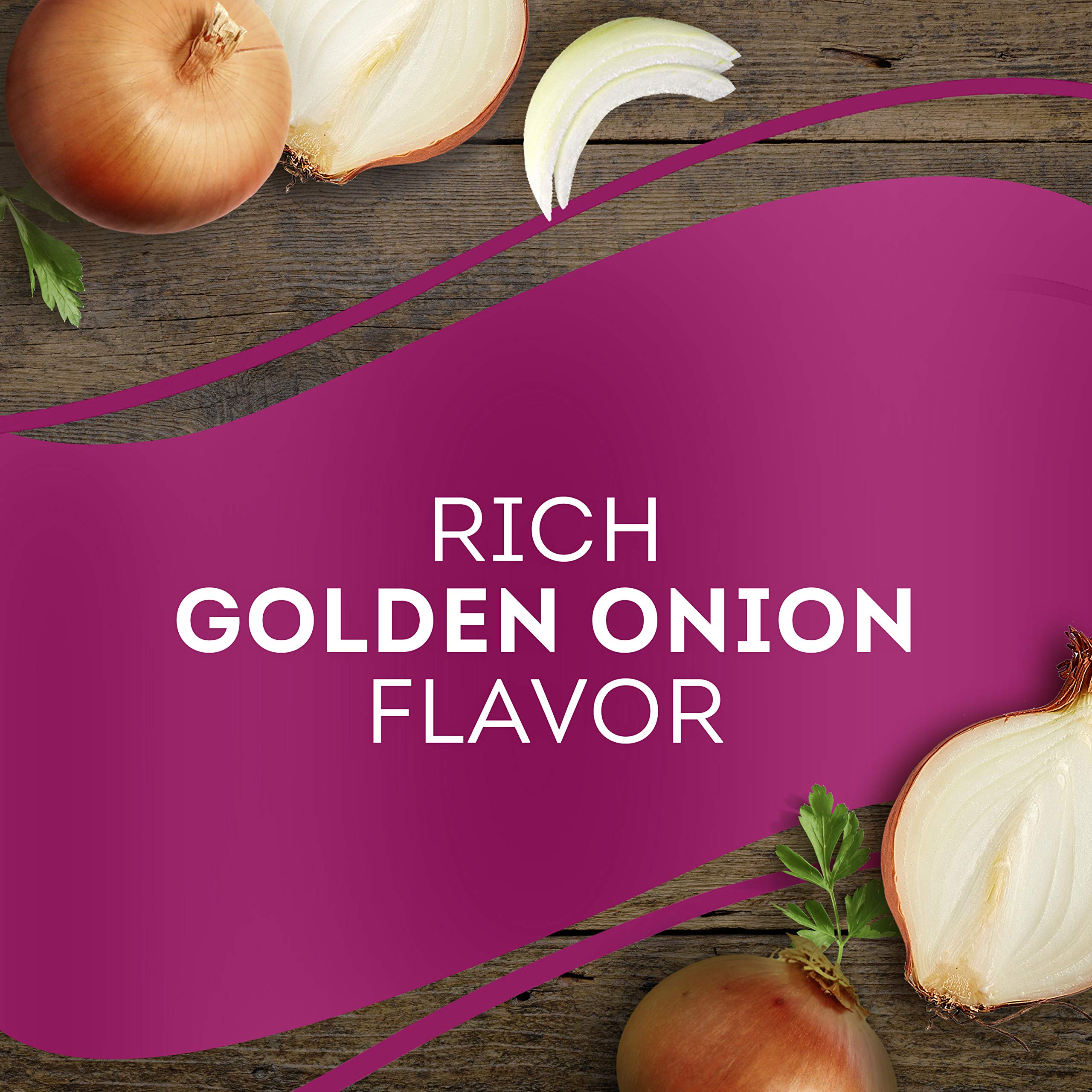 Lipton Golden Onion opened envelopes with mix ready to use for convenience