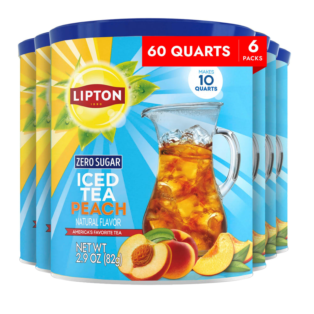 Lipton front canister showing packaging and quick preparation benefit