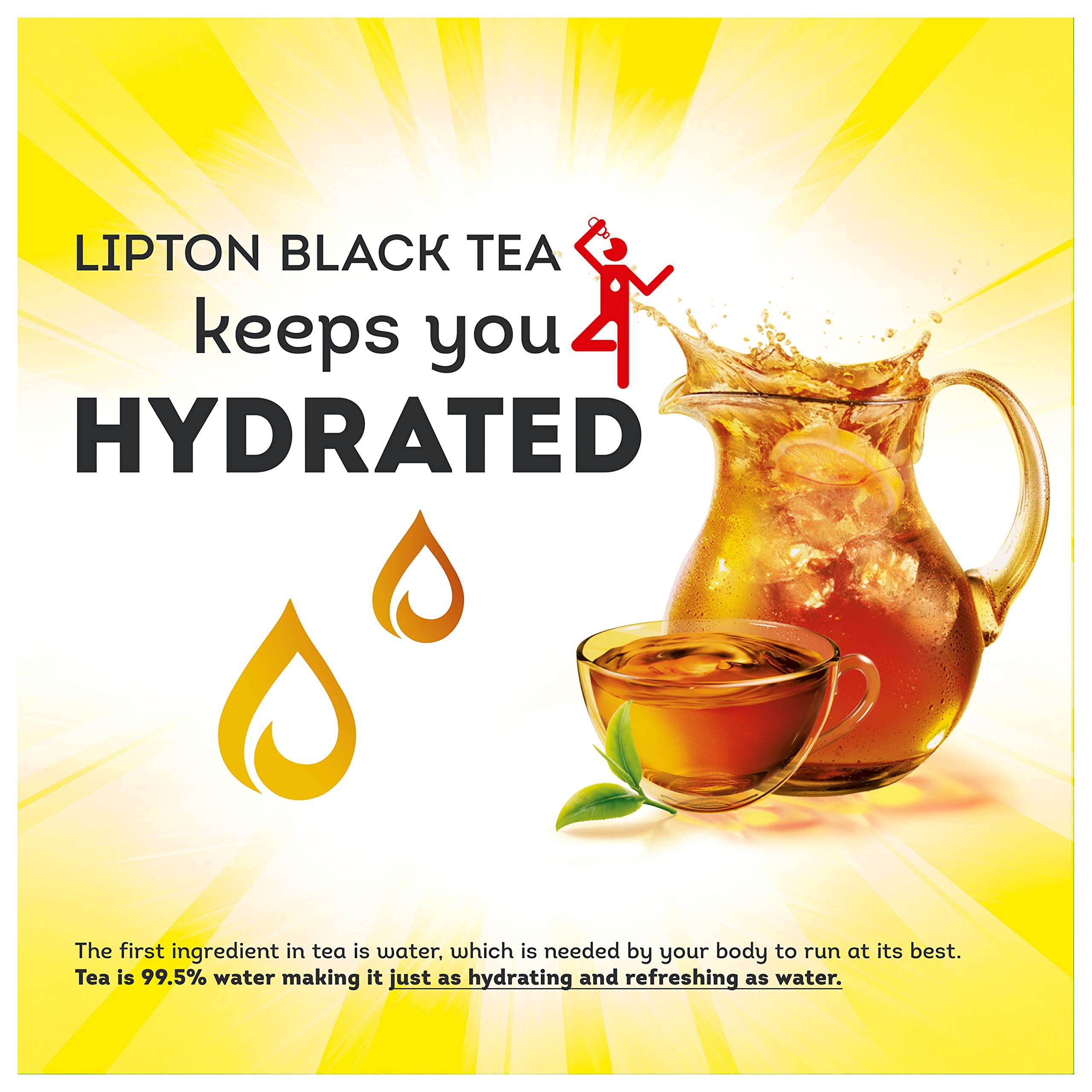 Lipton iced tea pitcher in kitchen showing brewed result and refreshing serve benefit