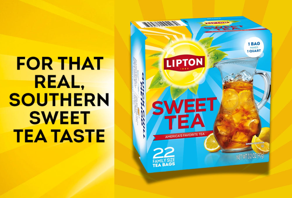 Lipton pouring iced tea over ice demonstrating fast refreshment and chill benefit