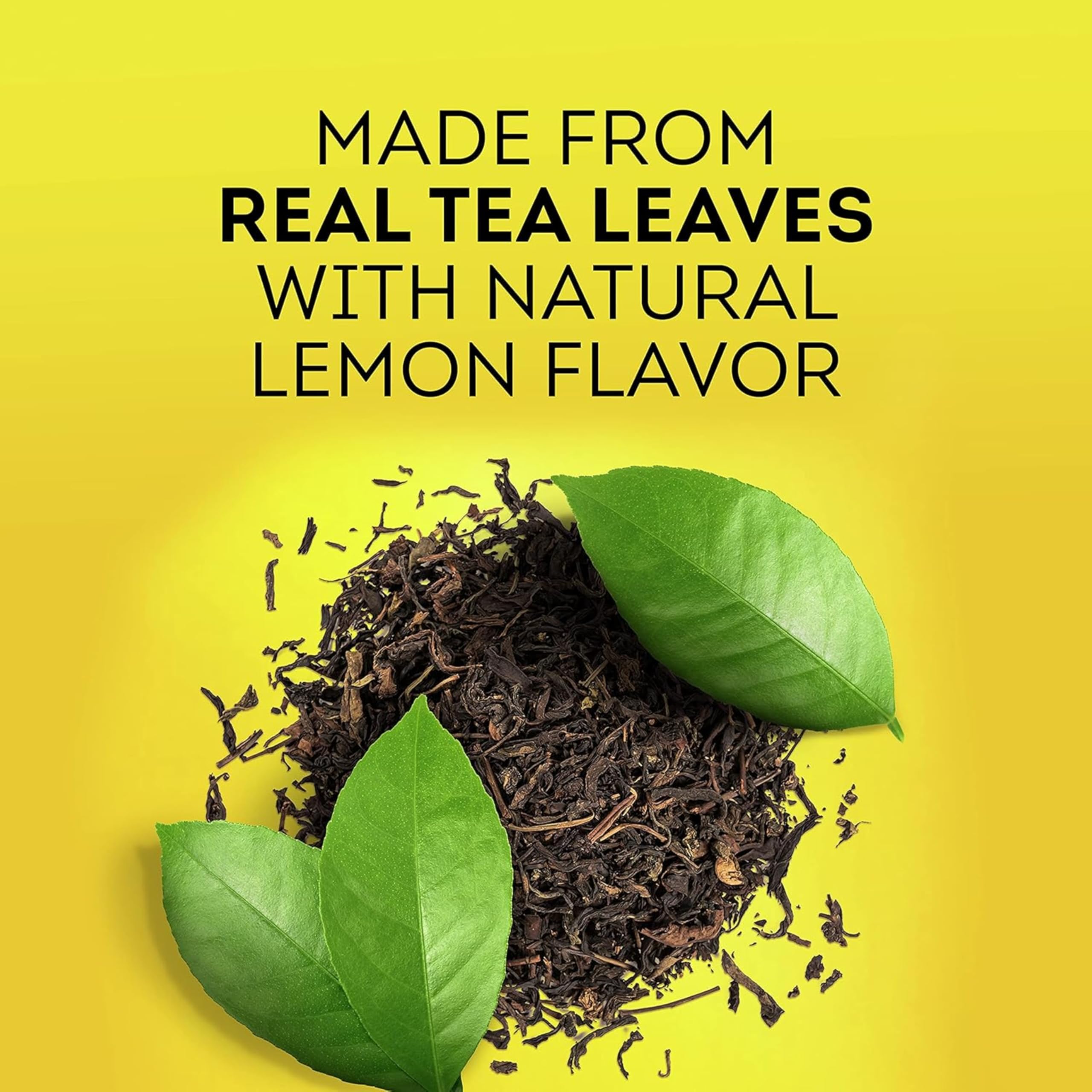 Lipton serving size comparison with glass to show yield and portioning benefit