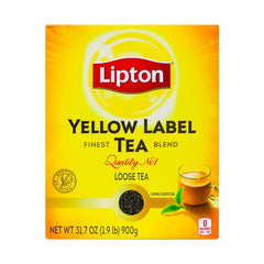 Lipton front packaging showing brand and large 900g pack benefit