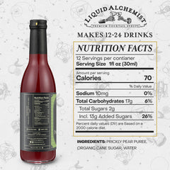 Liquid Alchemist bottle close-up texture highlighting natural puree consistency