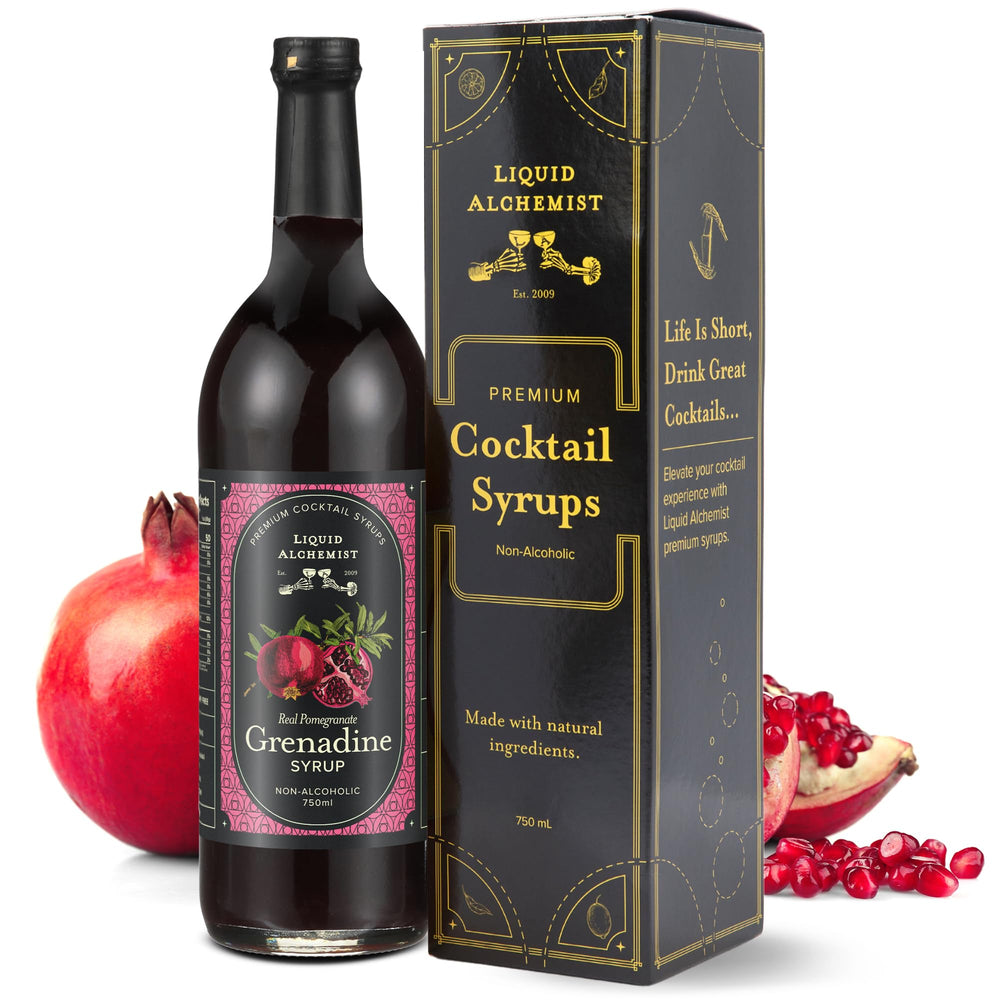 Liquid Alchemist front label bottle showing brand and clean ingredients benefit