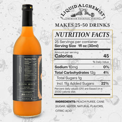 Liquid Alchemist label close-up highlighting real-ingredient callout and non-GMO badge for trust