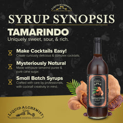 Liquid Alchemist syrup pouring from bottle to show smooth texture and consistency
