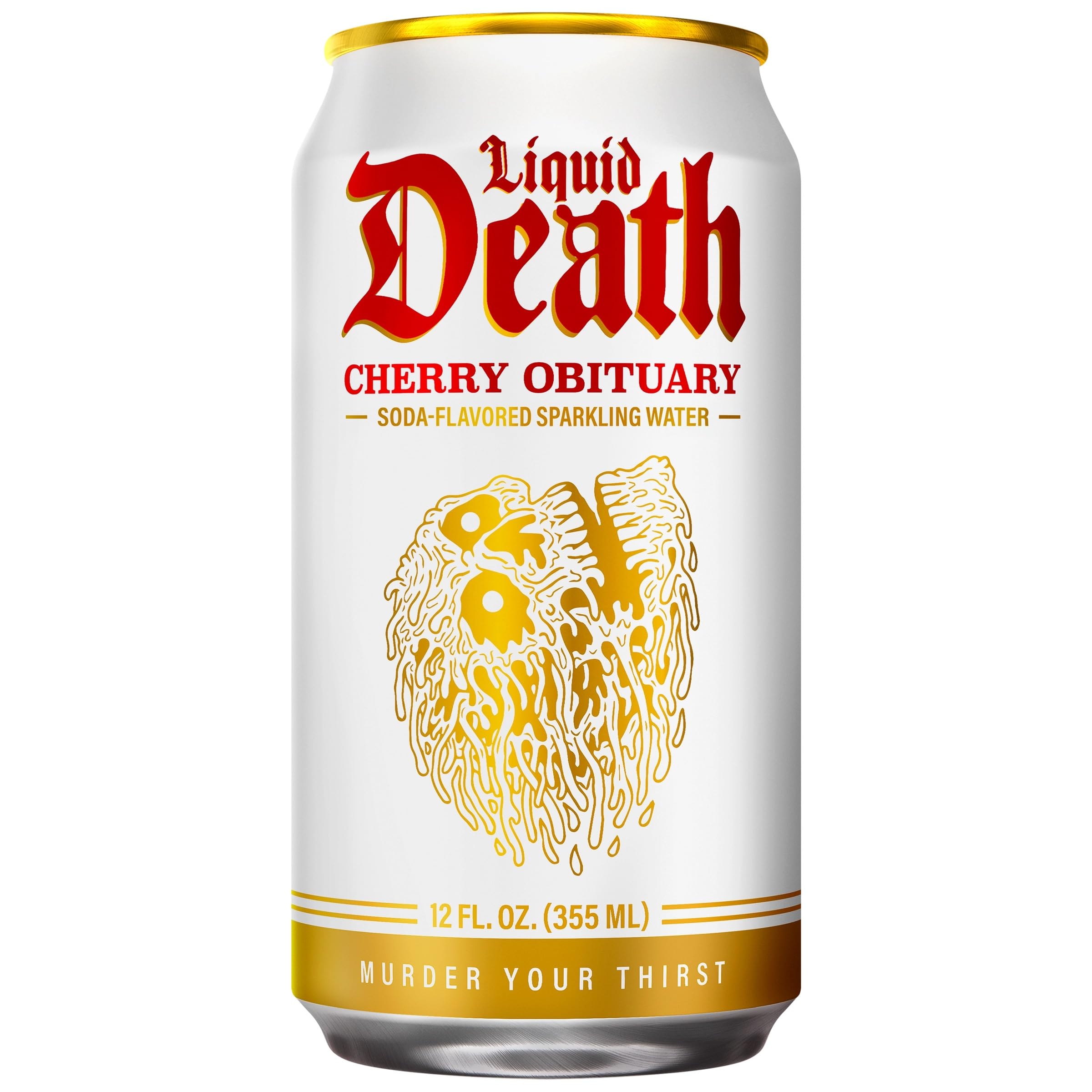 Liquid Death close-up carbonation and bubbles illustrating big soda-style mouthfeel