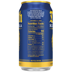 Liquid Death open can pouring crisp cola-flavored sparkling water for a thirst-quenching benefit