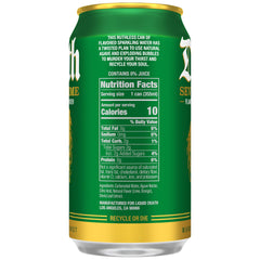 Liquid Death pouring into glass with fizz showing refreshing soda-like carbonation benefit