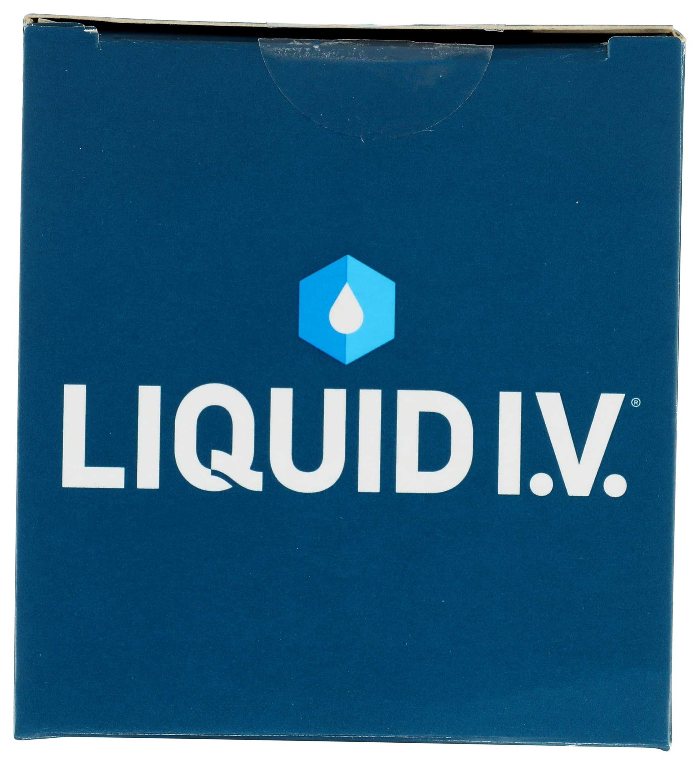 Liquid I.V. powder pouring into water demonstrating quick dissolution and refreshment