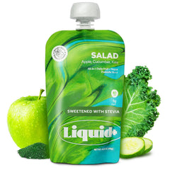 Liquid+ front-of-packaging showing 28-pack and benefits
