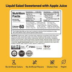 Liquid+ close-up of pouch texture and color highlighting fresh ingredients