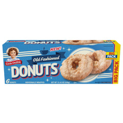 Little Debbie front packaging showing 15.43 oz box and six-count convenience