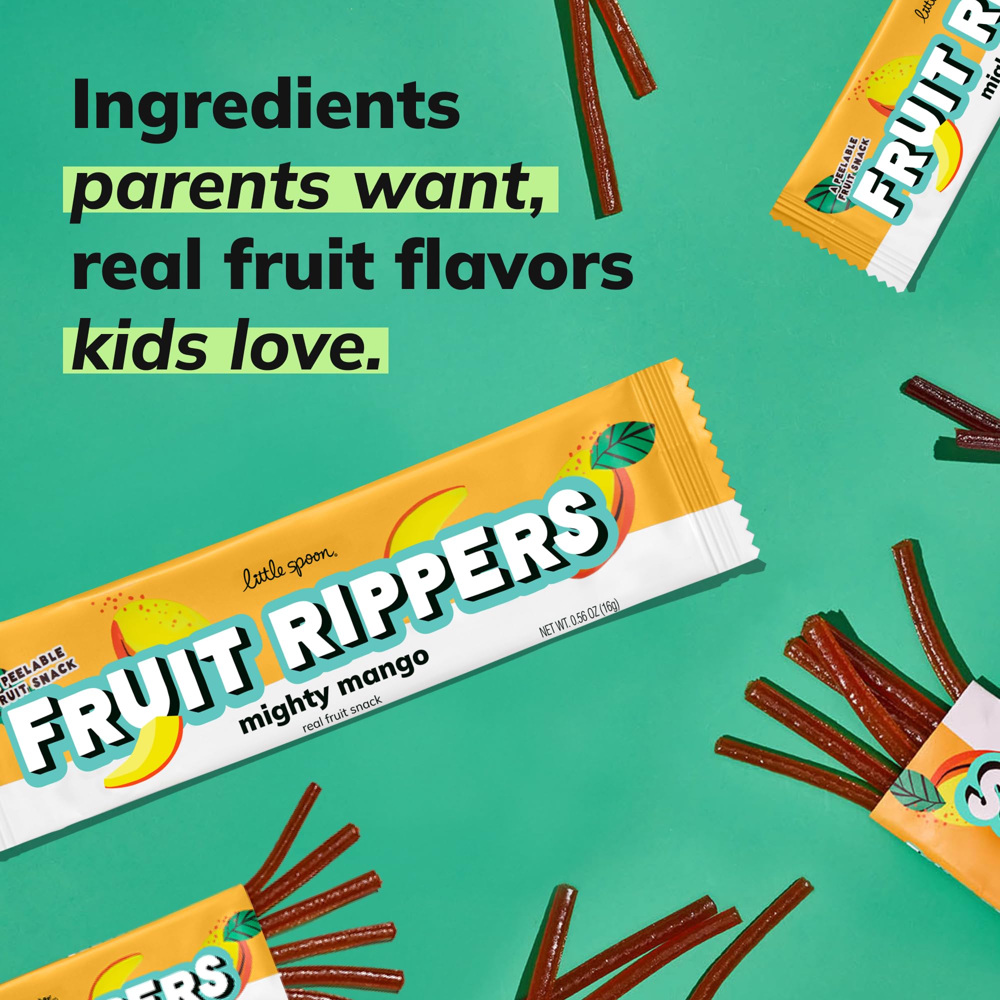 little spoon close-up of chewy texture highlighting real fruit satisfaction