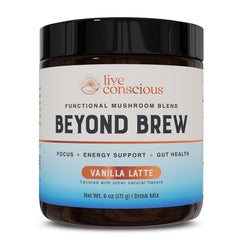 Live Conscious product front packaging showing label and benefits