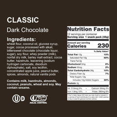 Loacker individually wrapped packet held ready, convenient portion control benefit
