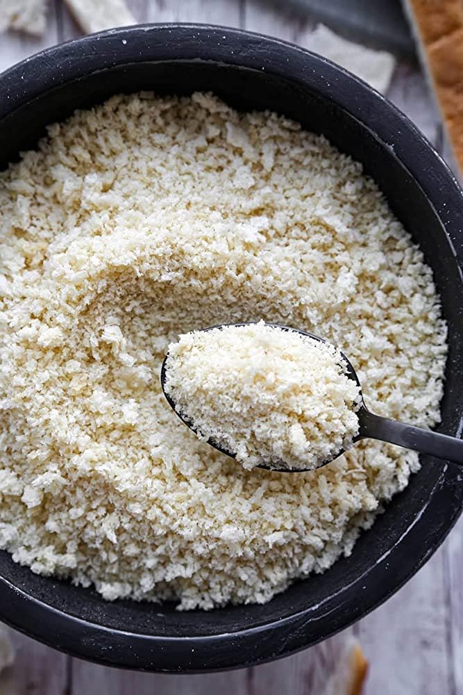 Lobo panko texture closeup highlighting flaky crumbs and airy crunch for crisp coatings