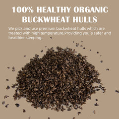 LOFE close-up of tartary buckwheat hull texture highlighting softness and breathability