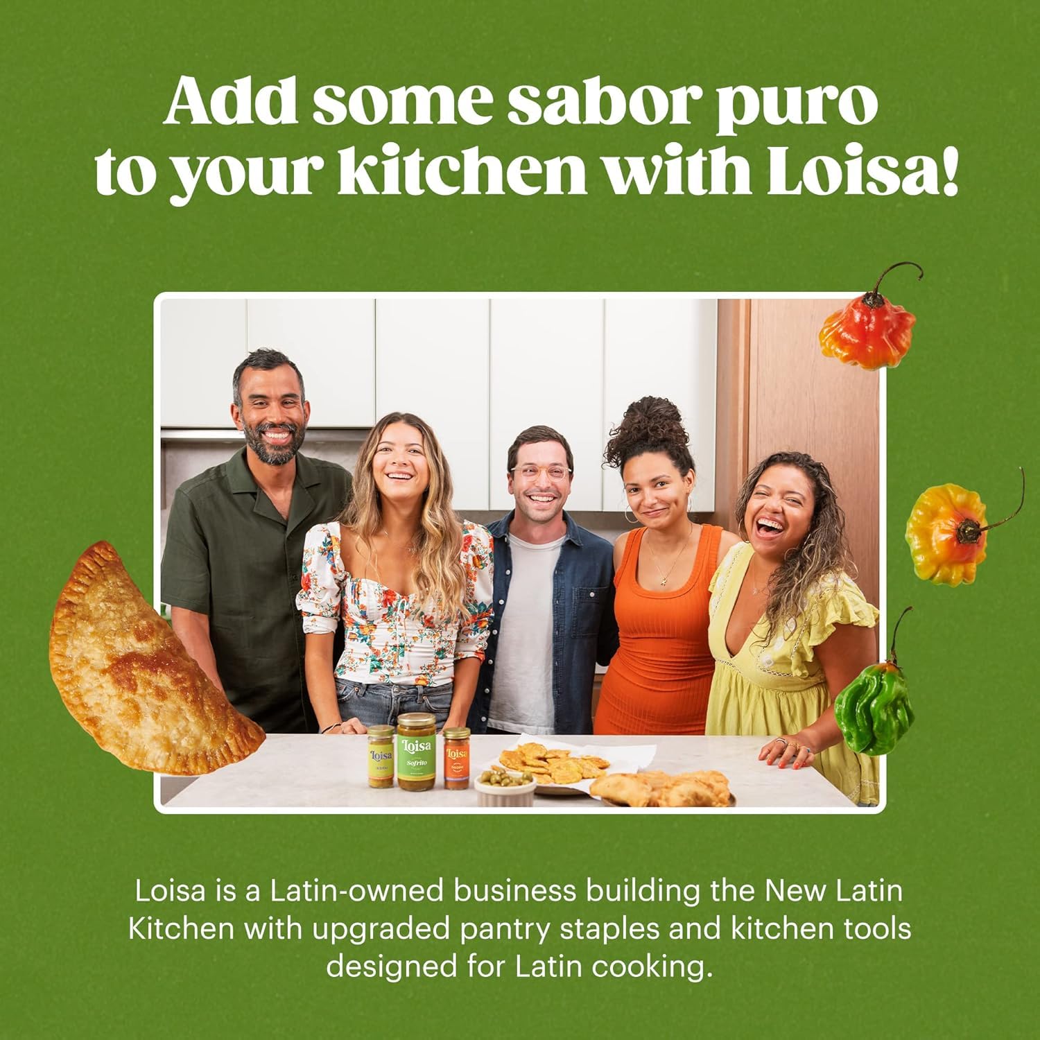 Loisa adobo bulk bag next to measuring spoon, Loisa bulk size for frequent cooking