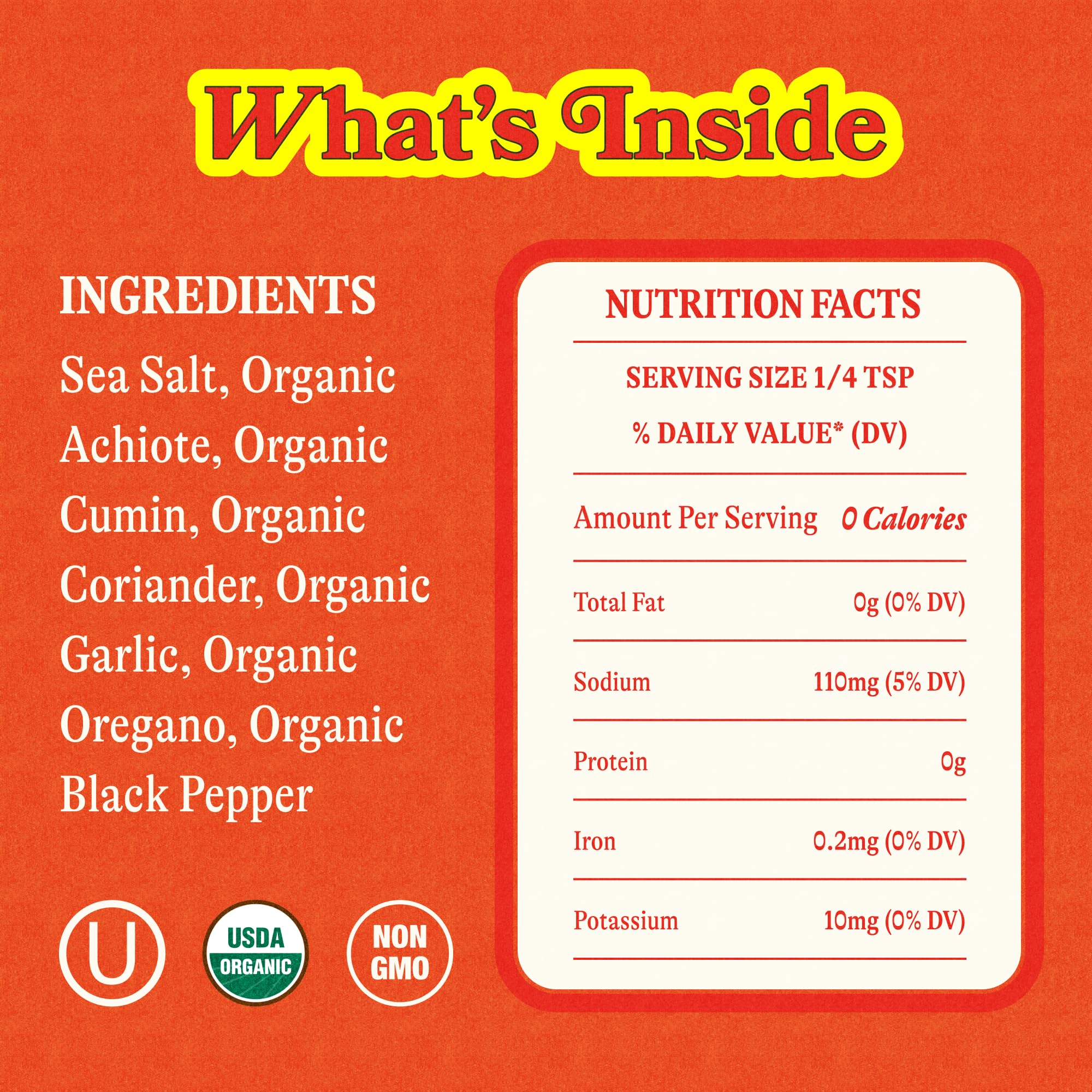 Loisa jar open close-up showing seasoning texture and rich color for accurate measurement