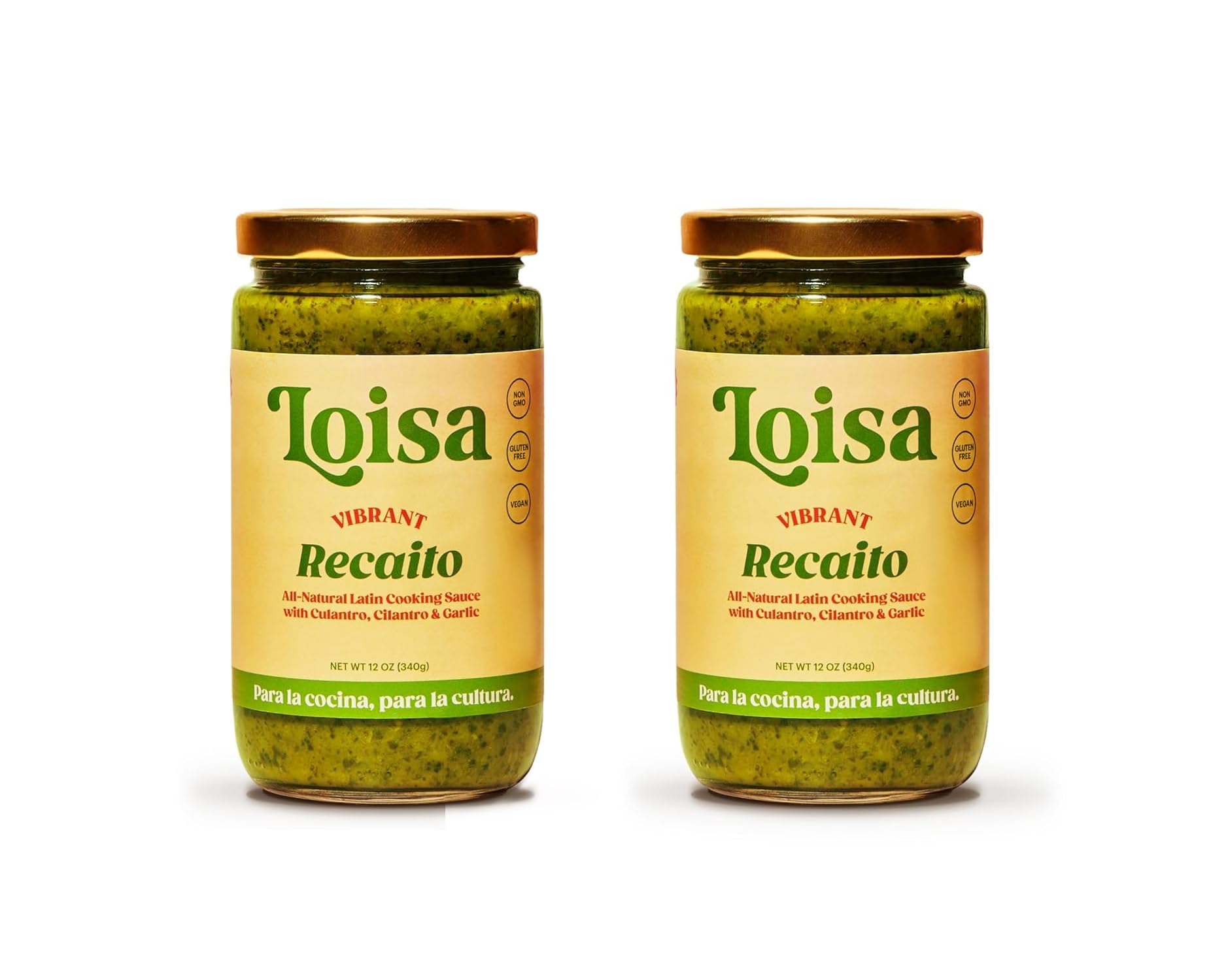 Loisa jar front packaging showing label and two-pack convenience for authentic flavor