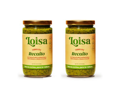 Loisa jar front packaging showing label and two-pack convenience for authentic flavor