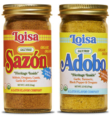 Loisa front packaging showing duo jars and clear labeling for pantry convenience