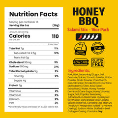 Long John Snacks close-up texture of honey BBQ stick highlighting artisanal smoke flavor