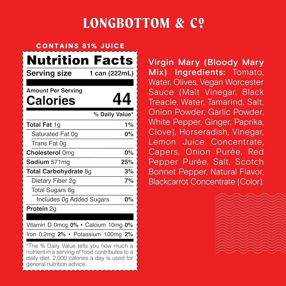 Longbottom & Co can pouring into a glass for quick cocktail prep