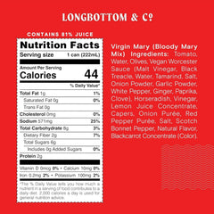 Longbottom & Co can pouring into a glass for quick cocktail prep
