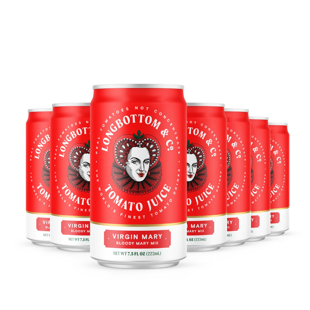 Longbottom & Co front packaging shows cans and highlights convenience
