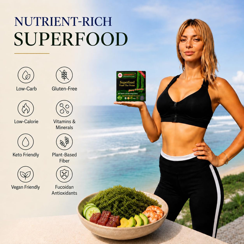 LONGEVITY back label with nutrition facts and ingredient clarity