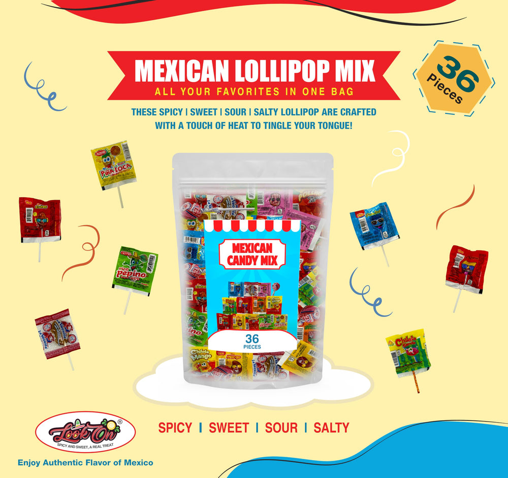 LookOn individually wrapped lollipops emphasizing hygiene and convenience